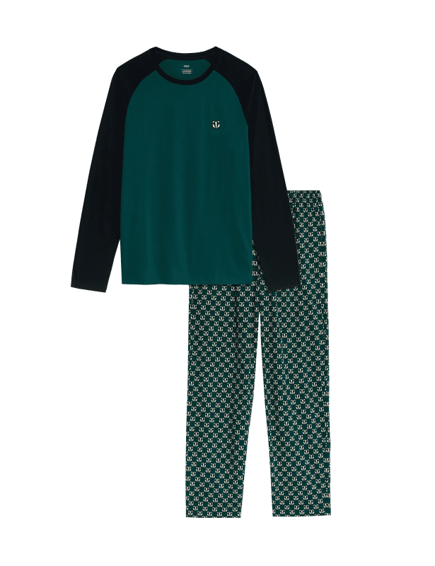 Pure Cotton Badger Print Pyjama Set