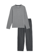 Pure Cotton Checked Pyjama Set