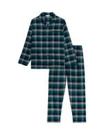 Brushed Cotton Checked Pyjama Set