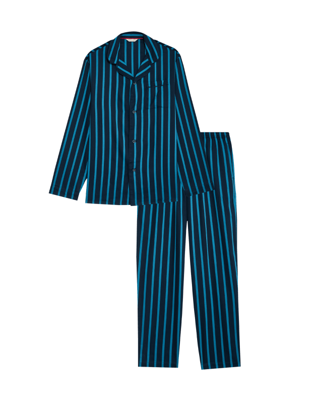 Pure Cotton Striped Pyjama Set