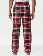 Pure Cotton Checked Pyjama Bottoms