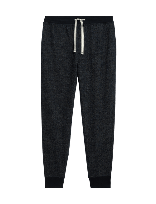 Pure Cotton Textured Joggers