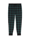 Cotton Rich Brushed Checked Jogger Bottoms