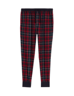 Brushed Cotton Rich Checked Jogger Bottoms