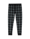 Cosy Knitted Checked Jogger Bottoms