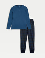 Pure Cotton Checked Pyjama Set