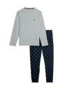 Pure Cotton Ski Print Pyjama Set