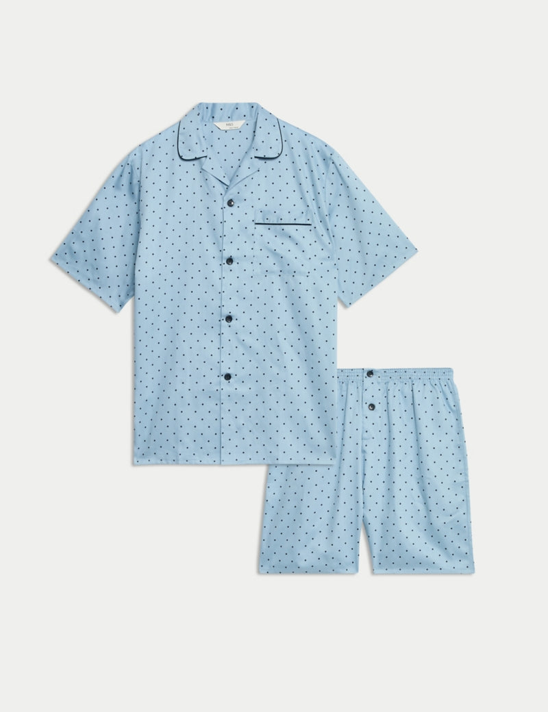 Pure Cotton Polka Dot Pyjama Set