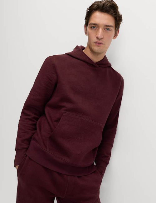 Cotton Rich Quilted Ribbed Joggers