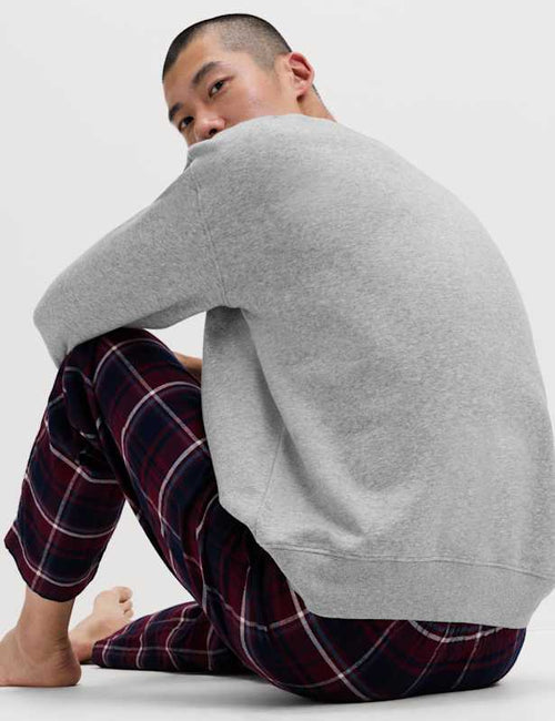 Cotton Rich Off Duty Loungewear Sweatshirt