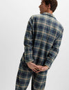 Pure Brushed Cotton Checked Pyjama Set