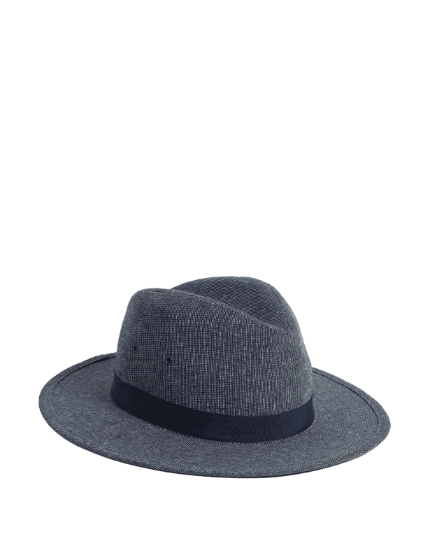 Linen Cotton Broad Brim