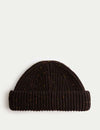 Fisherman Ribbed Beanie Hat