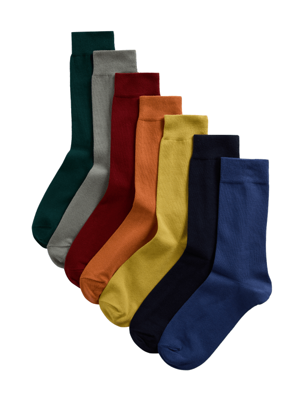 7pk Cool & Fresh™ Assorted Cotton Rich Socks