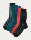 5pk Cool & Fresh™ Striped Cotton Rich Socks