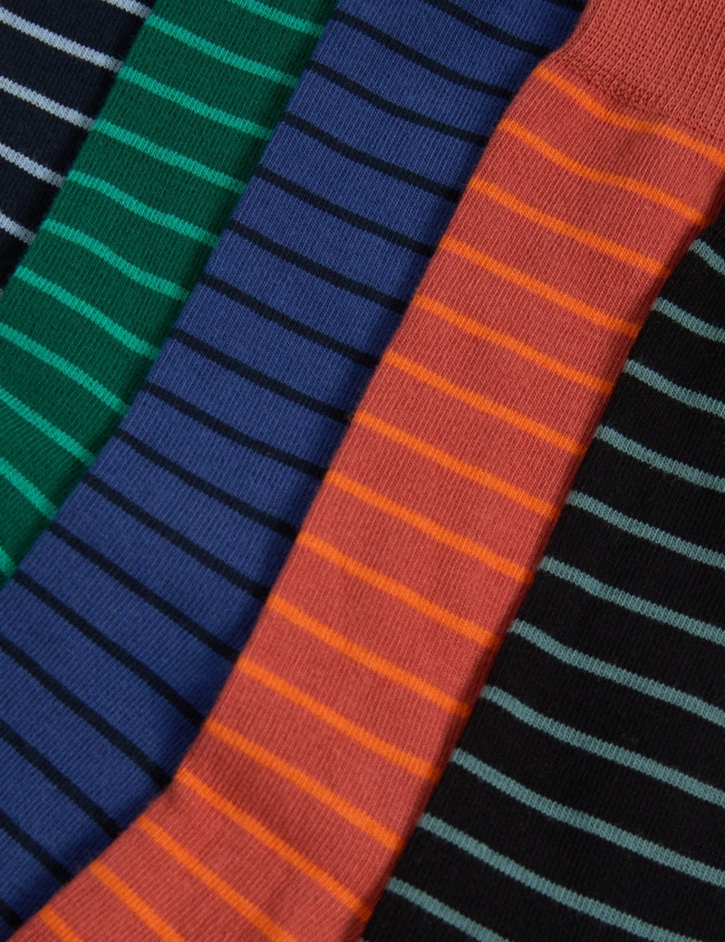 5pk Cool & Fresh™ Striped Cotton Rich Socks