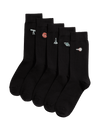 5pk Cool & Fresh™ Space Cotton Rich Socks