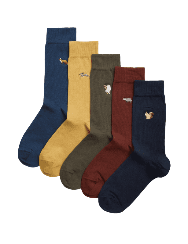 5pk Cool & Fresh™ Cotton Rich Socks