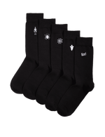 5pk Cool & Fresh™ Halloween Cotton Rich Socks