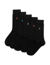 5pk Cool & Fresh™ Bug Cotton Rich Socks