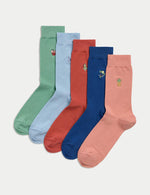 5pk Cool & Fresh™ Hawaiian Cotton Rich Socks