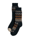 2pk Fair Isle Wool Blend Boot Socks