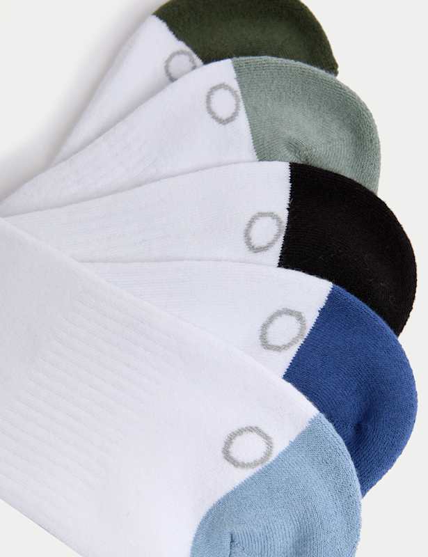 5pk Cotton Rich Sports Socks
