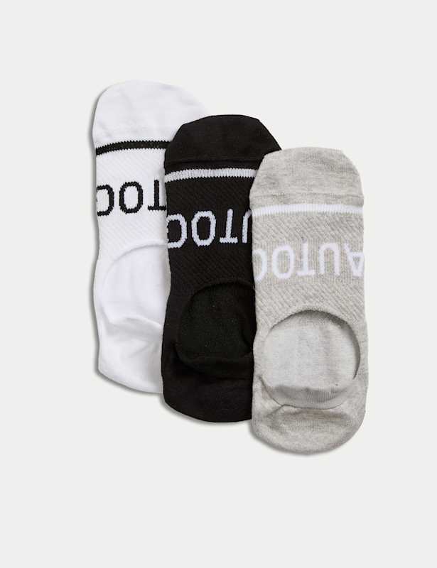 3pk Supima® Cotton Blend Invisible Trainer Liners™