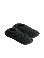 Cable Knit Slipper Socks