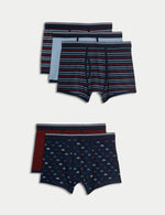 5pk Cotton Rich Cool & Fresh™ Trunks