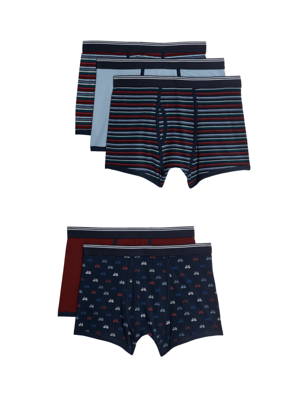 5pk Cotton Rich Cool & Fresh™ Trunks