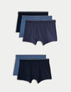 5pk Cotton Stretch Cool & Fresh™ Marl Trunks