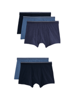 5pk Cotton Stretch Cool & Fresh™ Marl Trunks