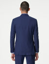 Slim Fit Double Breasted Jacket with Stretch