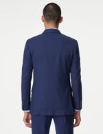 Slim Fit Double Breasted Jacket with Stretch