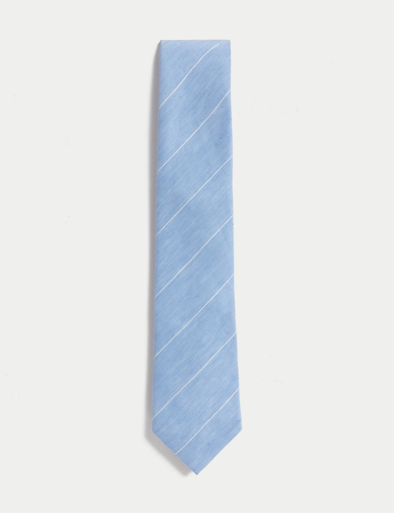 Linen Rich Striped Tie