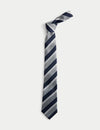 Striped Pure Silk Tie