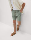Linen Blend Elasticated Waist Shorts