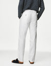 Regular Fit Linen Blend Trousers