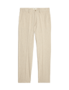 Regular Fit Linen Blend Stretch Chinos