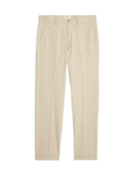 Regular Fit Linen Blend Stretch Chinos