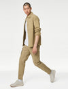 Tapered Fit Stretch Cargo Trousers