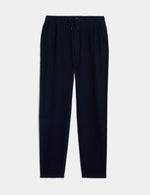 Straight Fit Pure Cotton Trousers