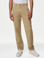 Loose Fit Stretch Chinos