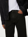 Straight Fit Pure Cotton Jeans
