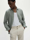 Regular Fit Pure Linen Striped Shirt