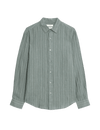 Regular Fit Pure Linen Striped Shirt
