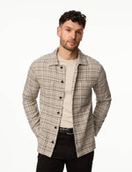 Pure Cotton Textured Check Overshirt