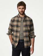 Pure Cotton Flannel Shirt