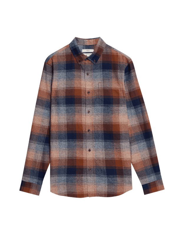 Pure Cotton Flannel Shirt